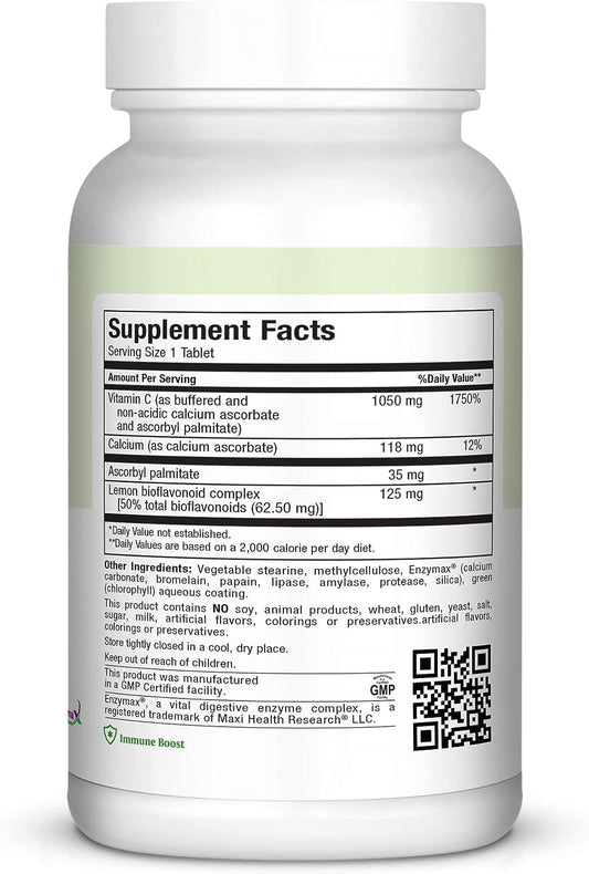 Tabletas Maxi Health Max C Gram Plus liberación gradual