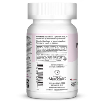 Tabletas Maxi Health Maxi Prenatal 90 unidades
