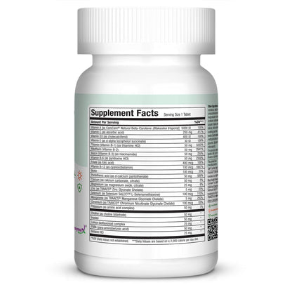 Tabletas MaxiVite multivitamina sin hierro