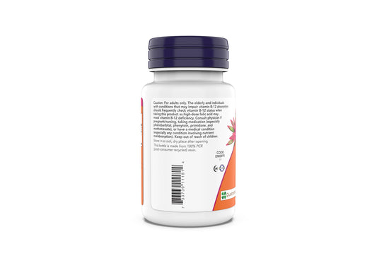 Tabletas metilfolato vitamina B coenzima NOW