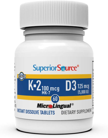 Tabletas microlinguales k2 mk7 y d3 5000 ui superior source