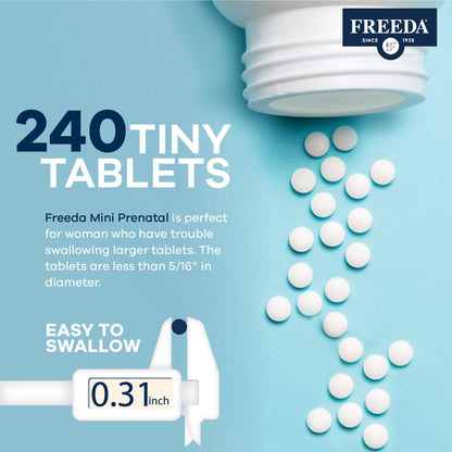 tabletas mini prenatal freeda kosher para embarazadas