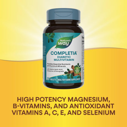 tabletas de multivitaminas para diabéticos