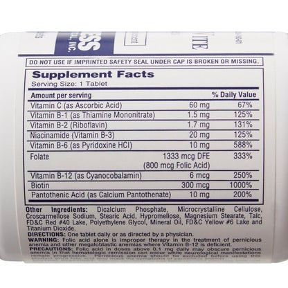 Tabletas de multivitaminas Rena-Vite con vitaminas B