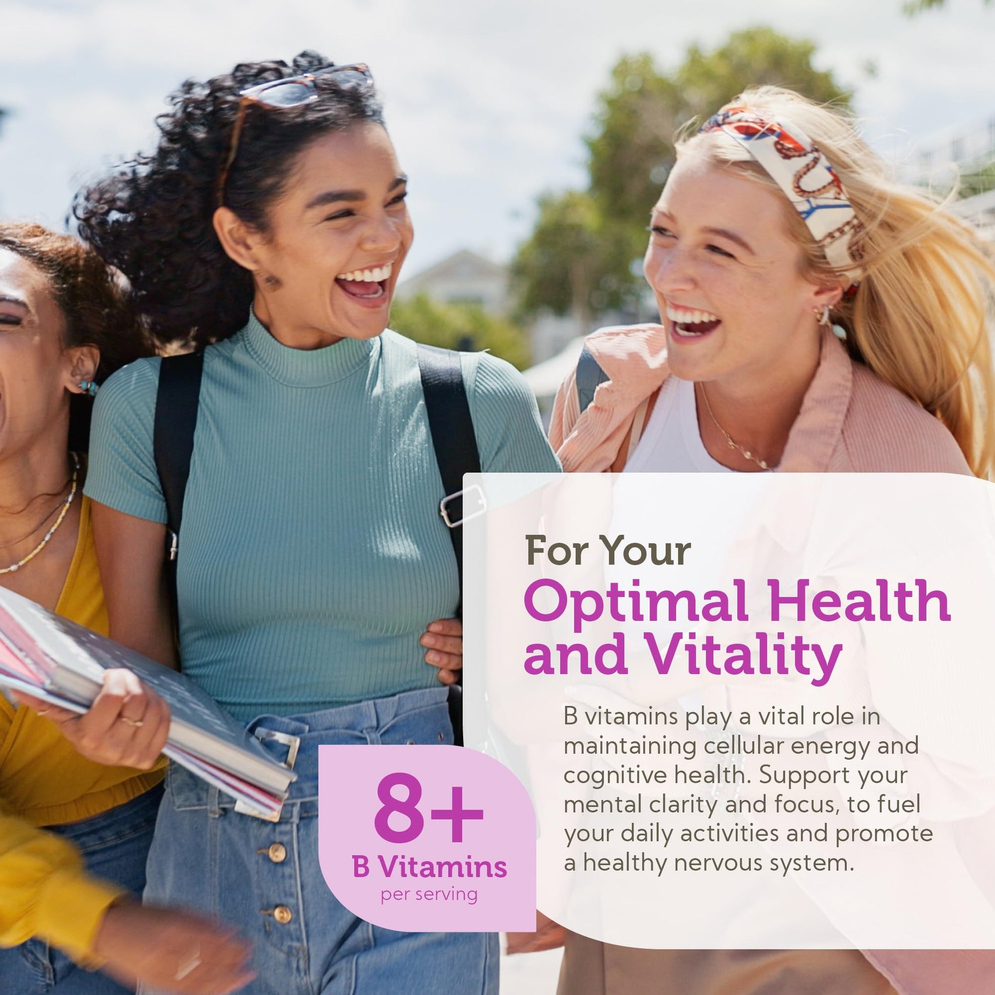 Tabletas Multivitaminas Zahler Complejo B vista lateral