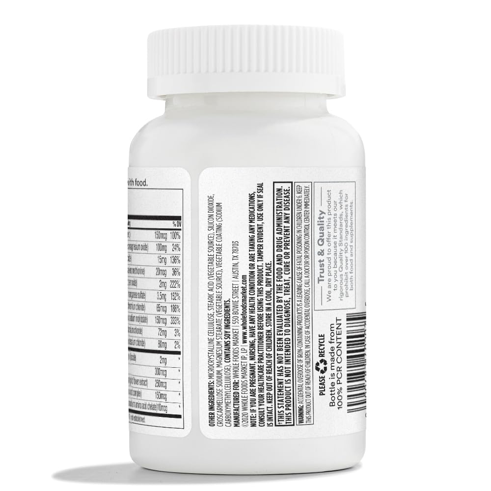 Tabletas multivitamínicas 365 by Whole Foods Market Multi One Daily