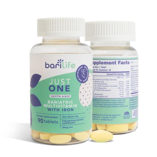 tabletas multivitamínico bariátrico just one mostrar etiqueta y contenido