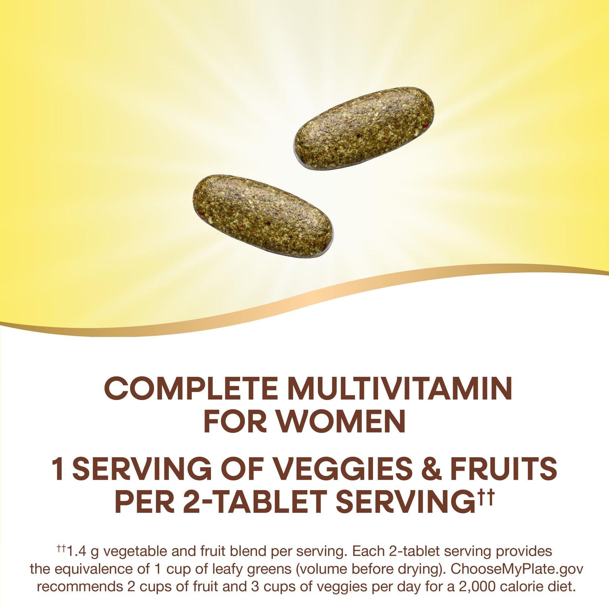 Tabletas de multivitamínico Nature's Way para mujeres