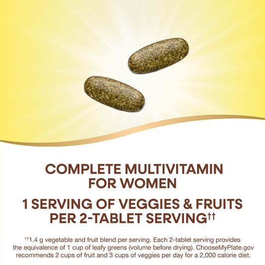 Tabletas de multivitamínico Nature's Way para mujeres