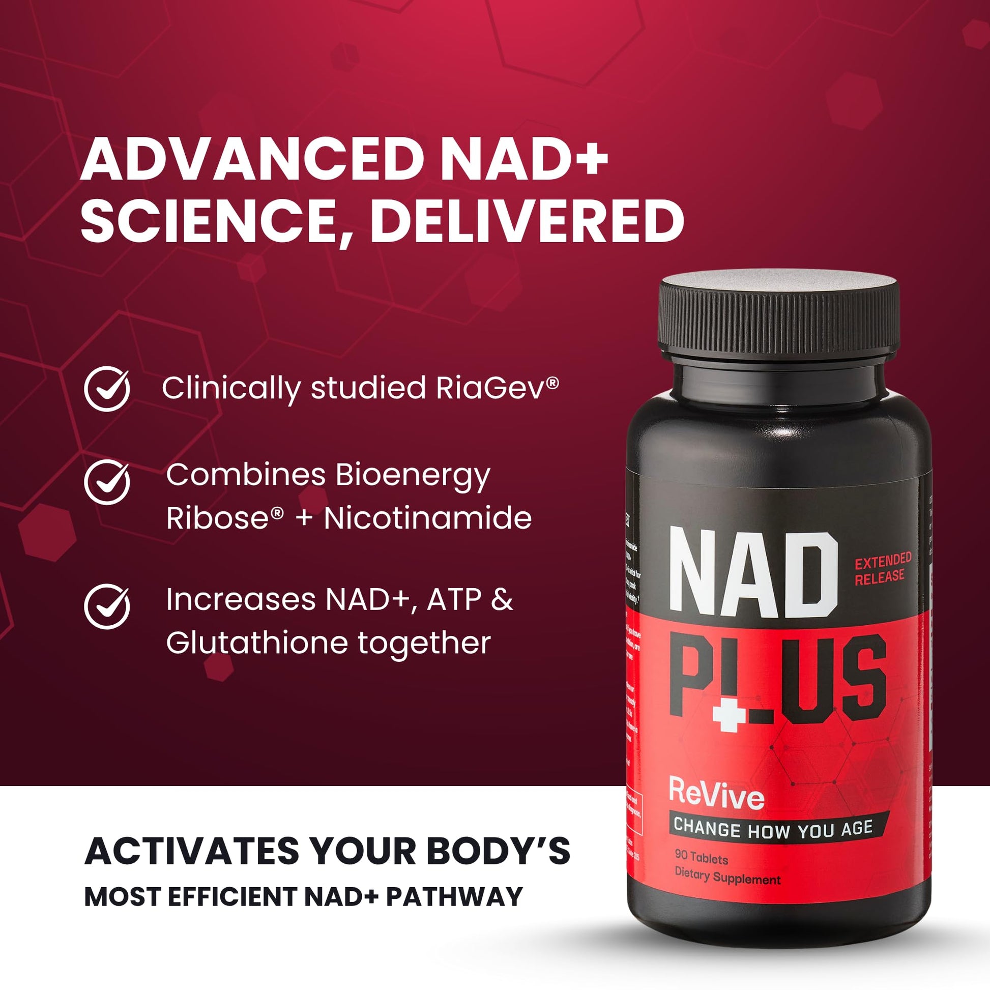 Tabletas NAD PLUS REVIVE paquete frontal