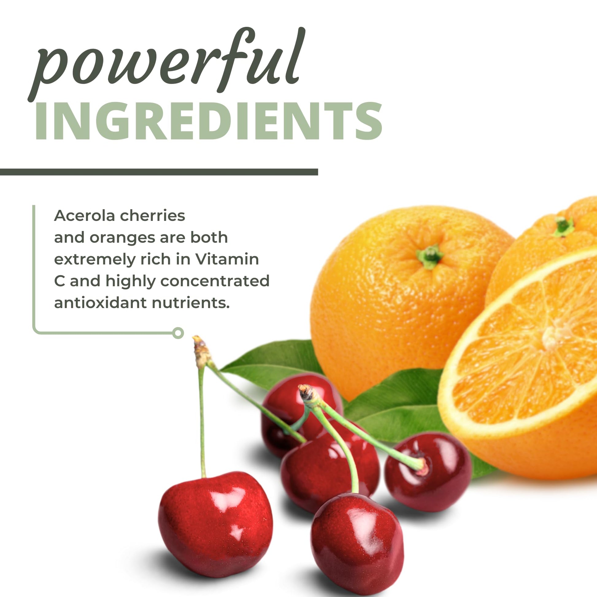 Tabletas naturales Whole C masticable vitamina C