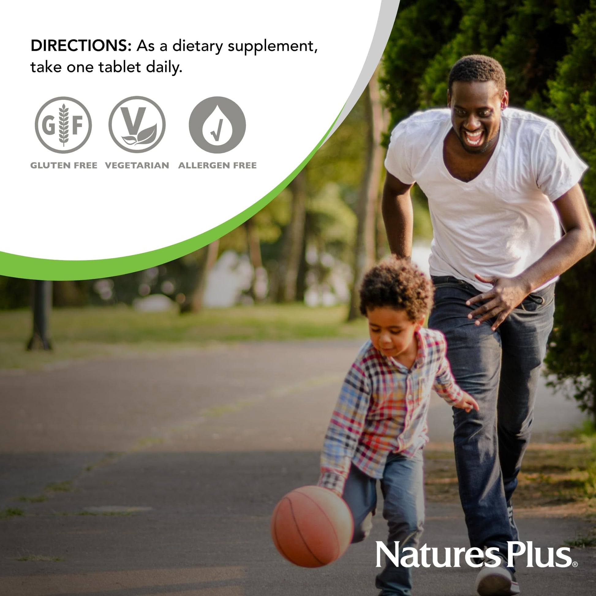 Tabletas Natures Plus colina e inositol paquete lateral