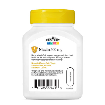 Tabletas niacina para salud sistema nervioso