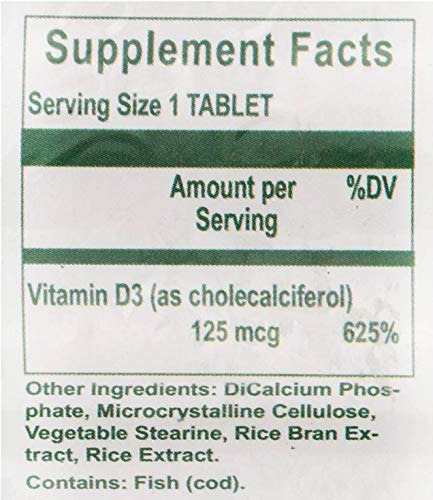Tabletas Nutri-West vitamina D3 5000 IU suplemento 120 piezas
