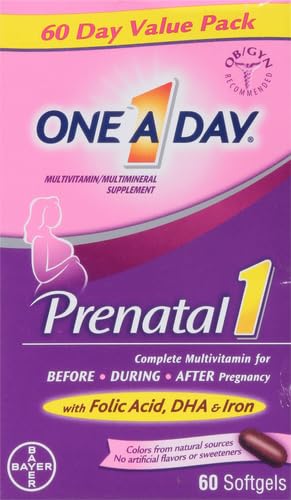 Tabletas One A Day Prenatal 1 para apoyo prenatal saludable