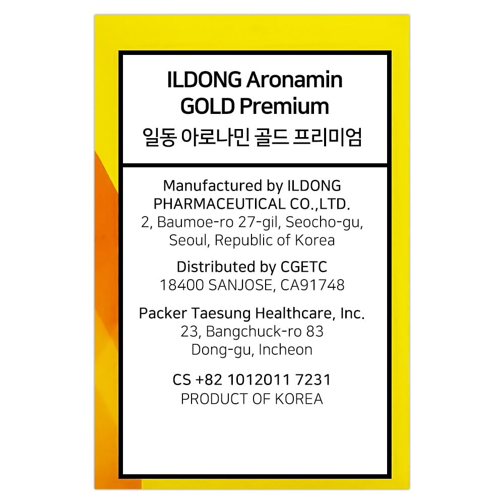 Tabletas premium Aromamin Gold recuperación saludable
