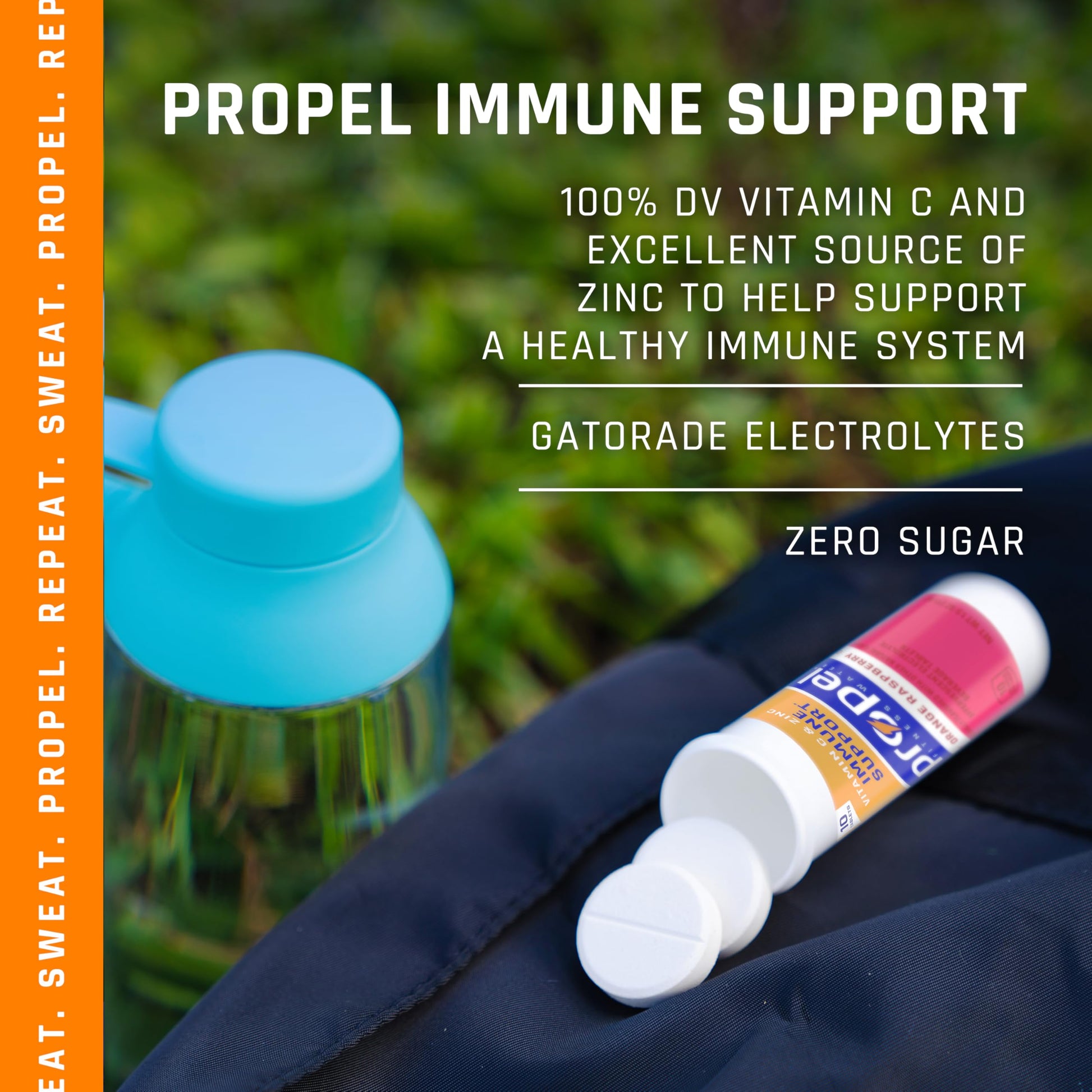 Tabletas Propel vitamina c y zinc soporte inmunológico