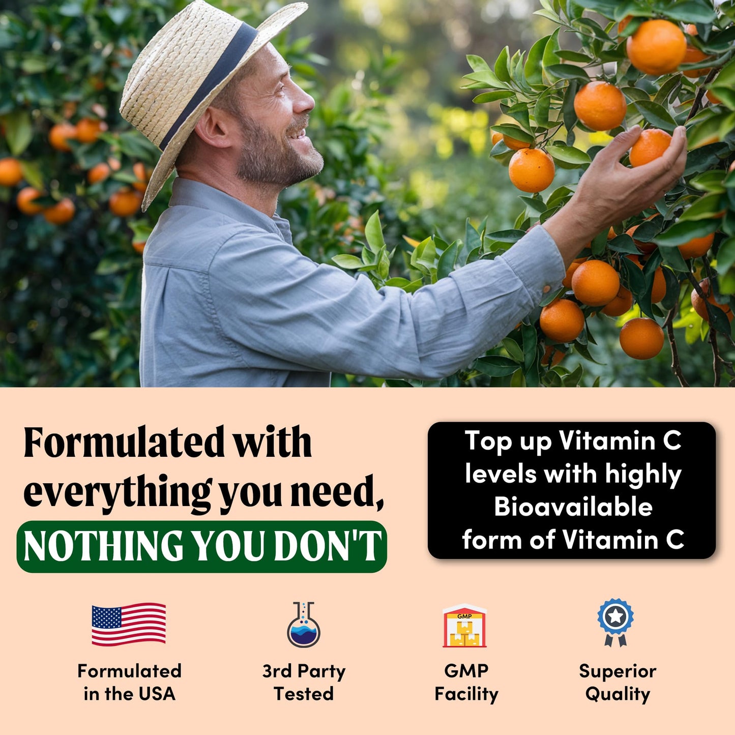 Tabletas Quench sabor naranja vitamina c zinc