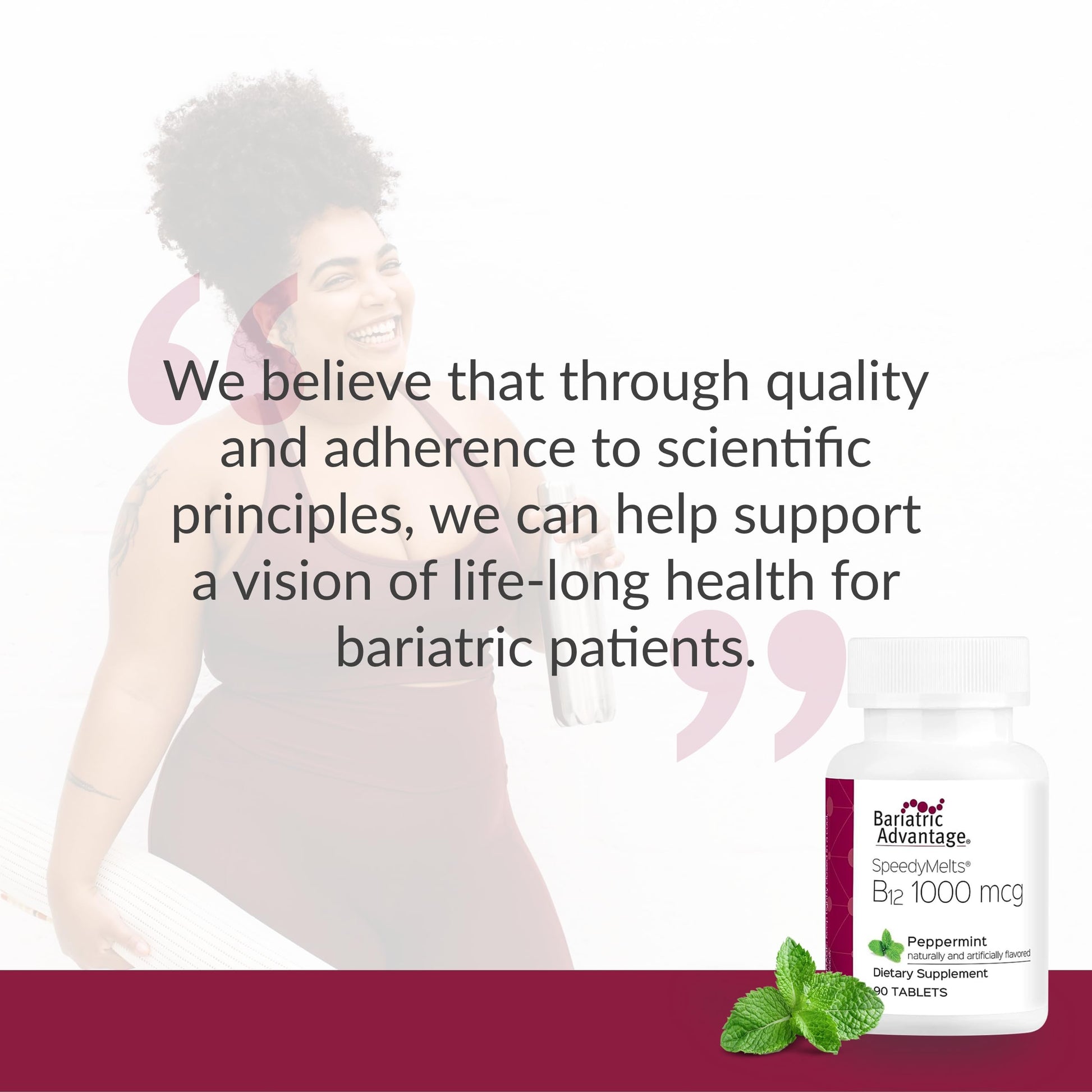 Tabletas rapido disolucion b12 con acido folico bariatric advantage