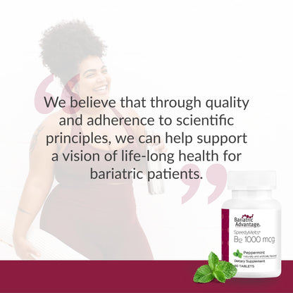 Tabletas rapido disolucion b12 con acido folico bariatric advantage