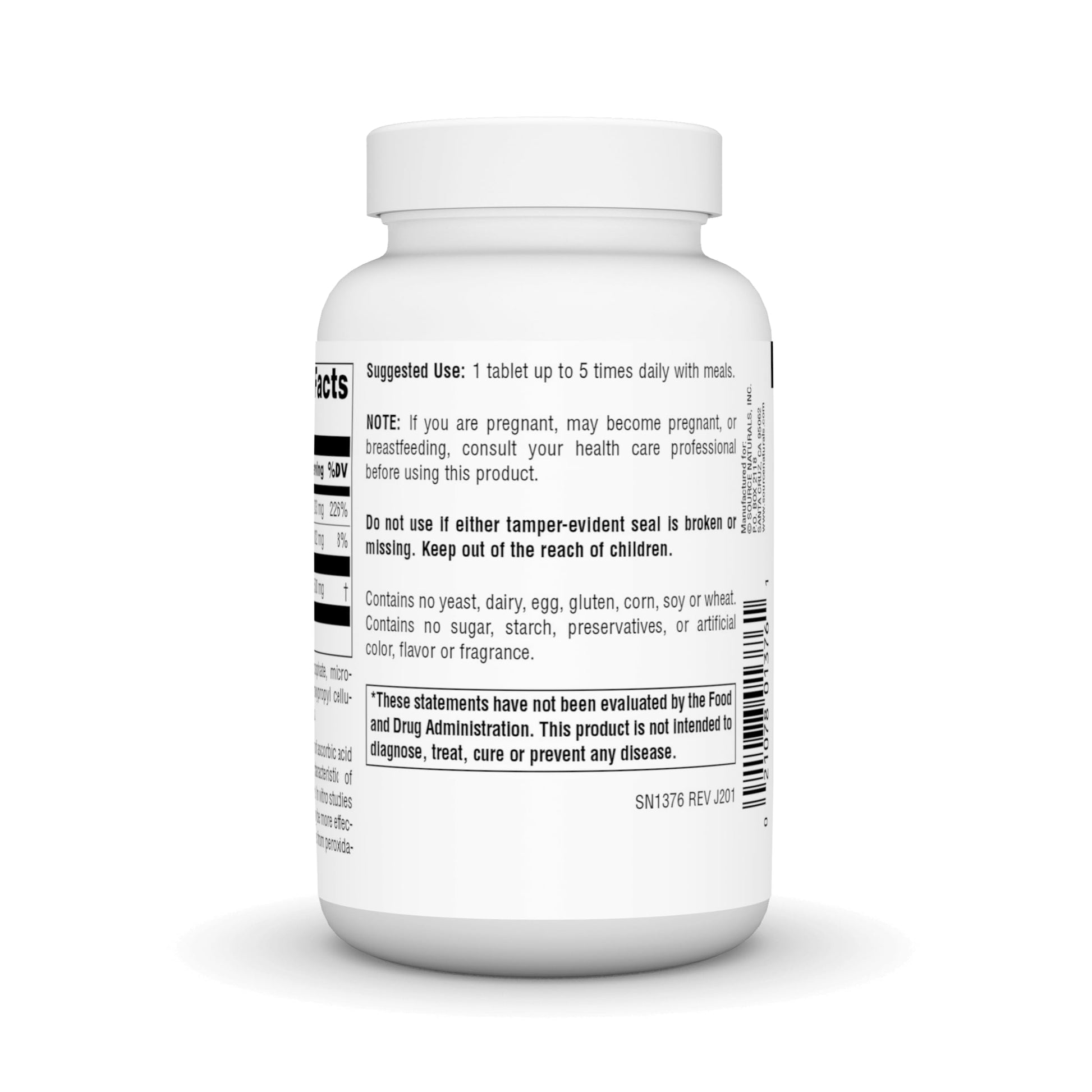 Tabletas Source Naturals vitamina c ester