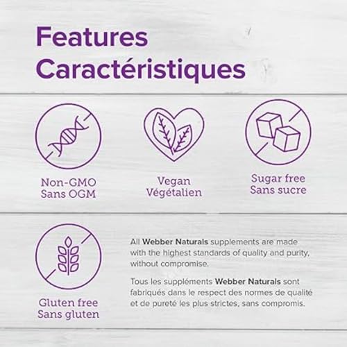 Tabletas sublinguales B12 ultra-fuerza Webber Naturals