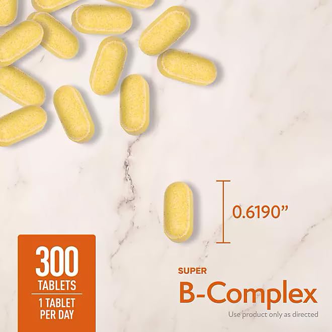 Tabletas Super Complejo B sin gluten ni lactosa Members Mark