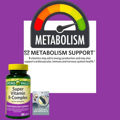 Tabletas suplementarias vitaminicas de 100 días.