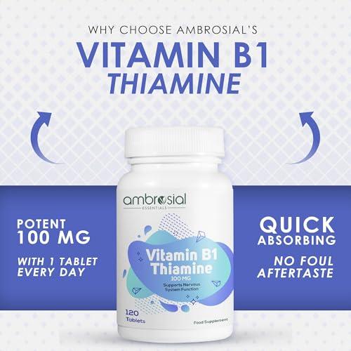 Tabletas de tiamina 100mg paquete de Ambrosial