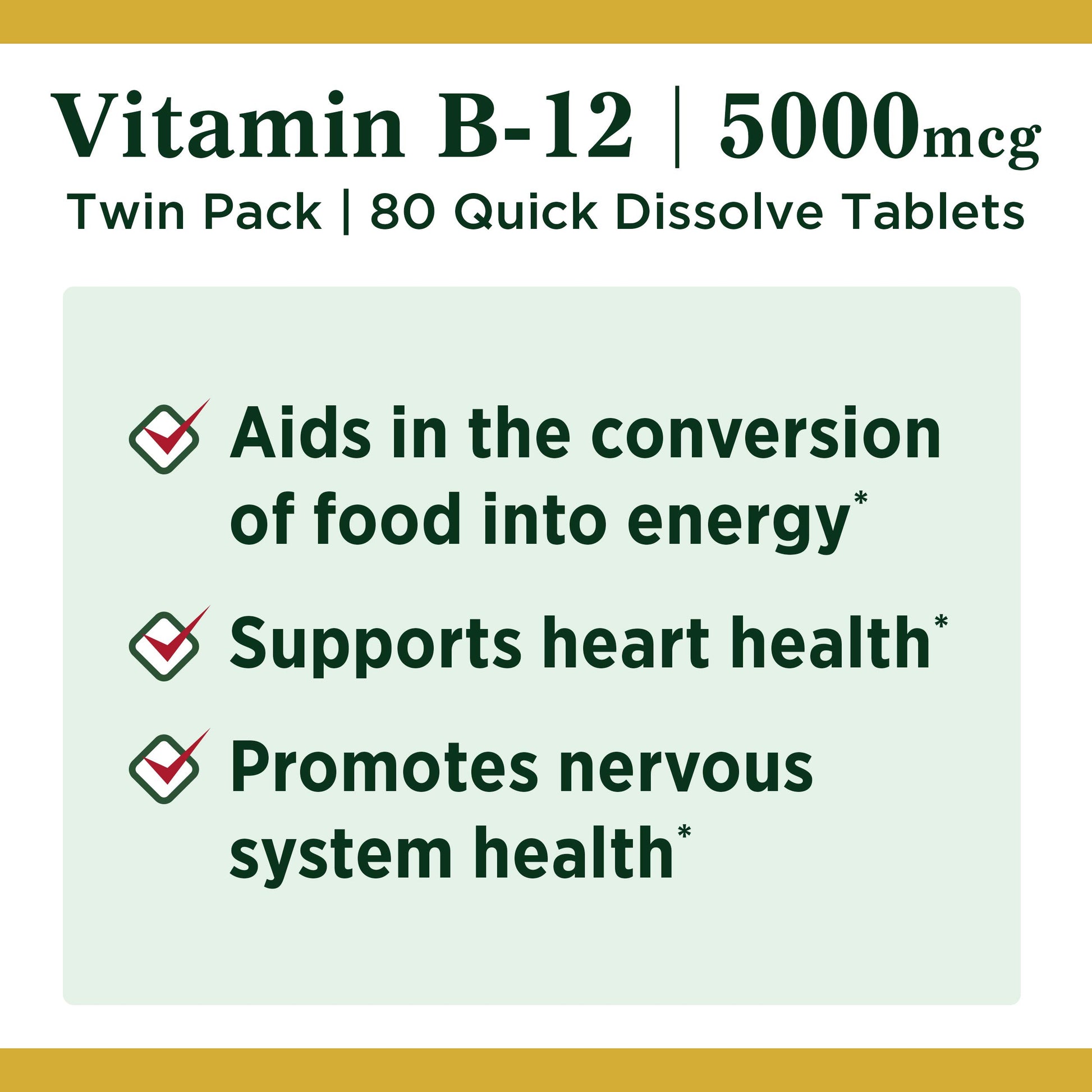 Tabletas vitamin B12 Nature's Bounty sabor cereza