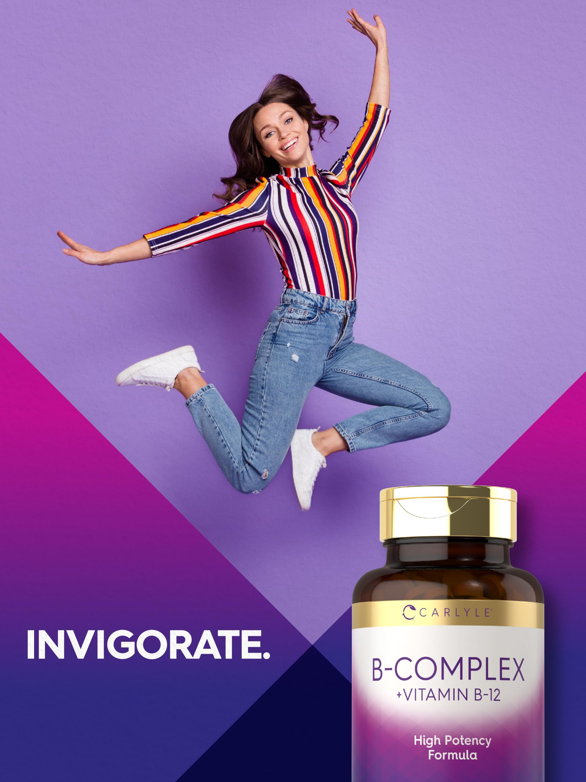 Tabletas vitamina B Carlyle sin conservadores ni saborizantes artificiales