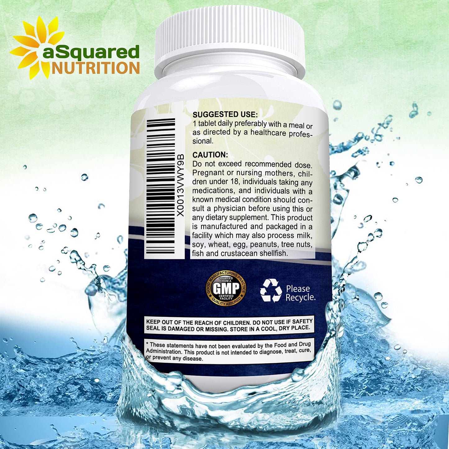 Tabletas de vitamina b12 aSquared Nutrition para energía