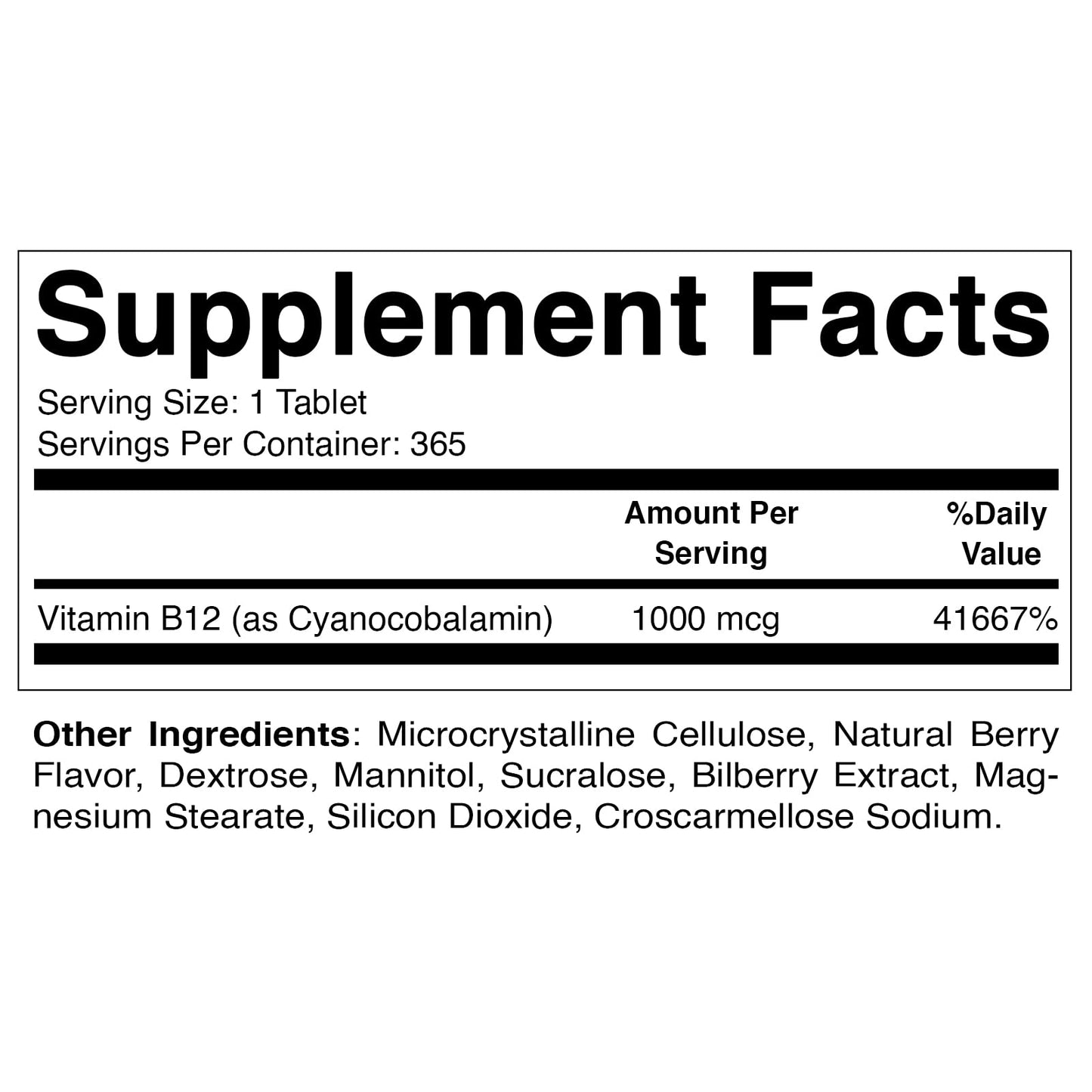 Tabletas vitamina b12 disolución rápida Vitamatic