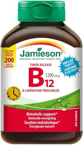Tabletas vitamina b12 jamieson 200 unidades