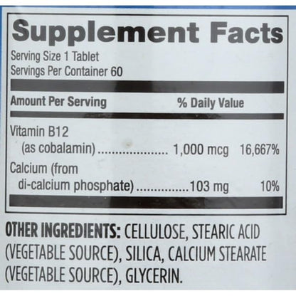 Tabletas de vitamina b12 Sprouts para metabolismo y energía