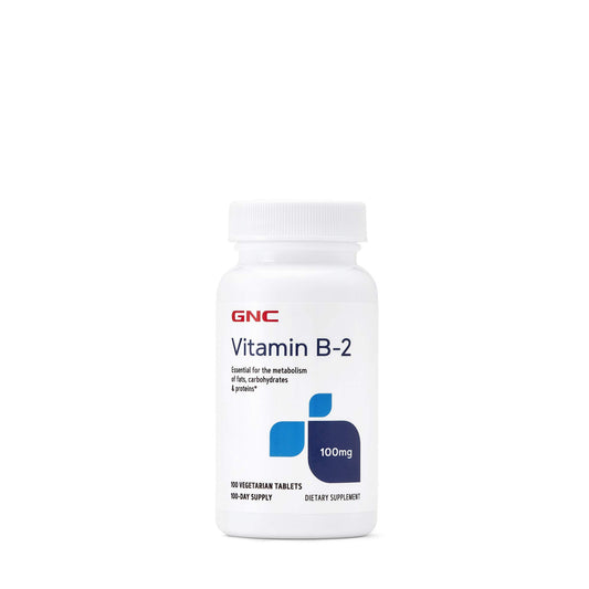 Tabletas vitamina b2 100mg GNC 100 porciones