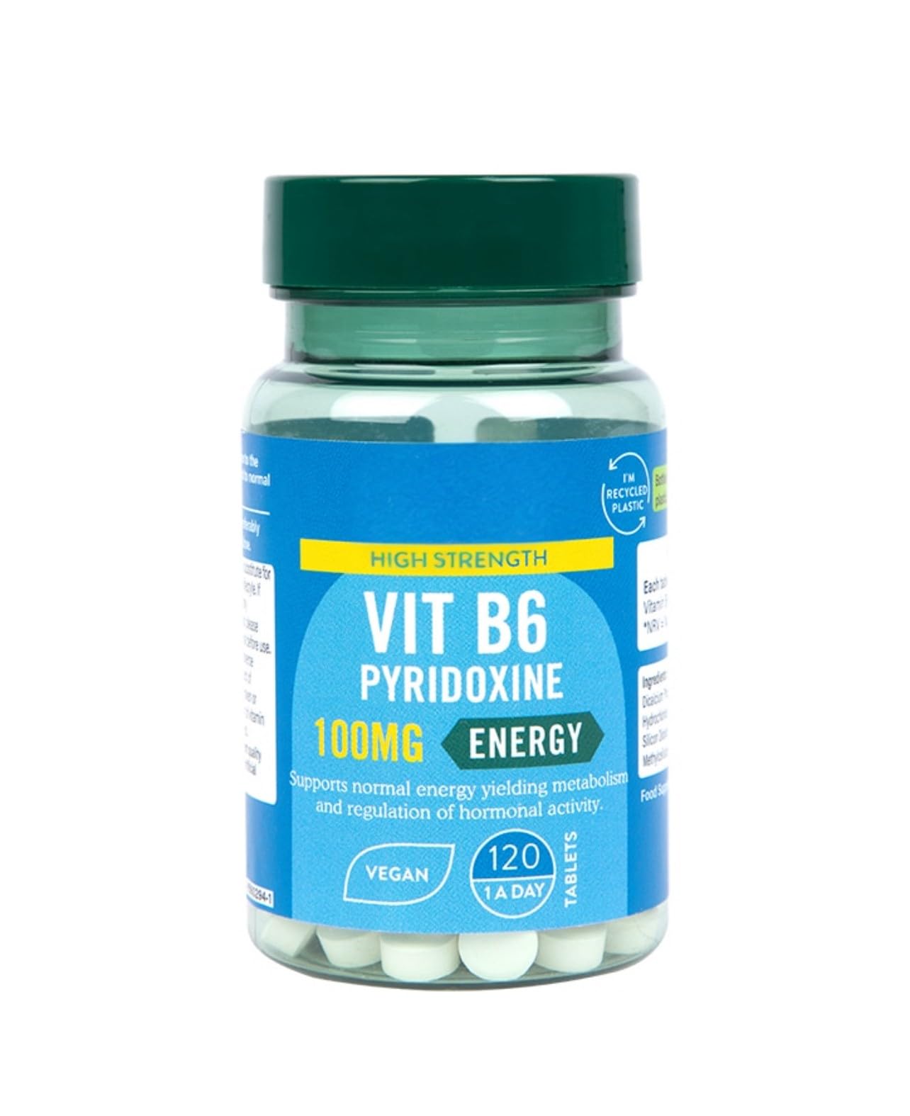 Tabletas vitamina B6 alta potencia H and B
