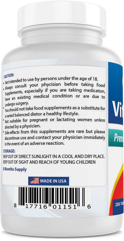 Tabletas de Vitamina B6 Best Naturals 50 mg