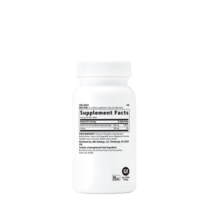 Tabletas vegetales de Vitamina B6 GNC para 100 días