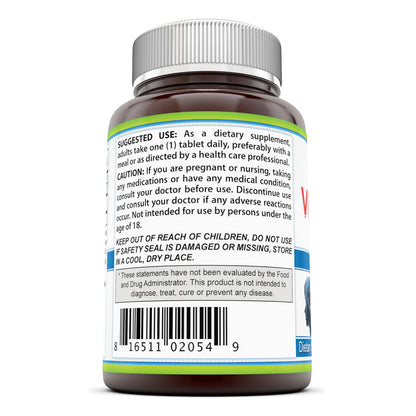 Tabletas vitamina B6 Pure Naturals 100 mg paquete único
