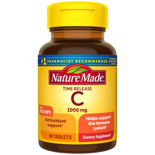 Tabletas vitamina c 1000mg liberación prolongada Nature Made 60 unidades