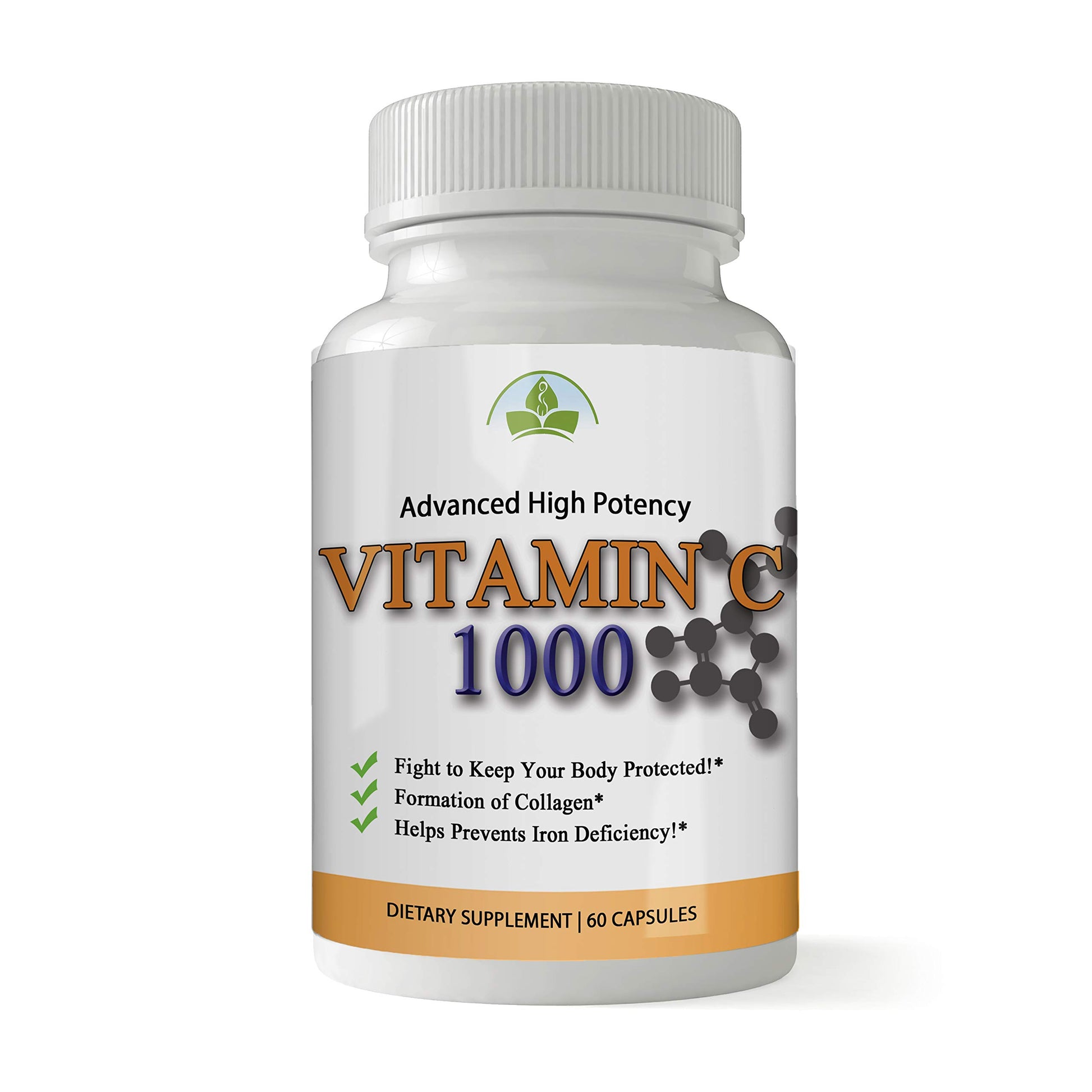 Tabletas vitamina c 1000mg Totally Natural Remedies veganas
