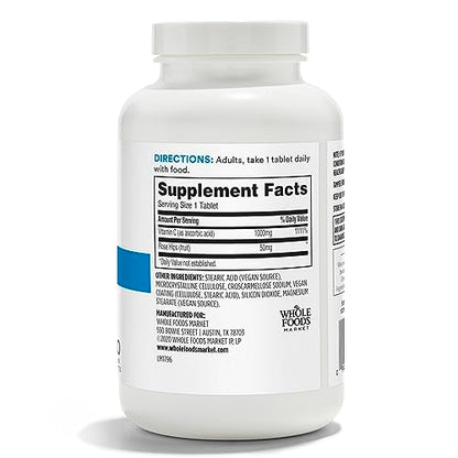 Tabletas vitamina c 365 whole foods alta potencia