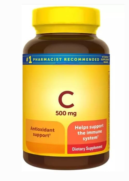 Tabletas Vitamina C 500mg paquete de 250 unidades soporte inmune