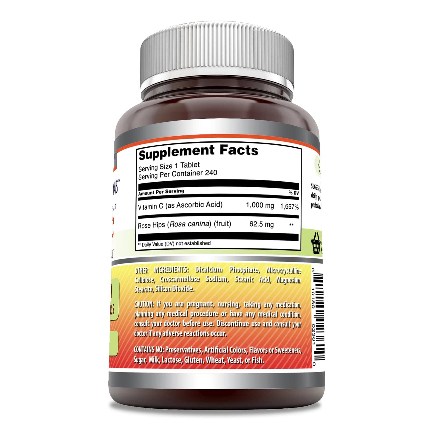 tabletas vitamina c con escaramujo amazing formulas
