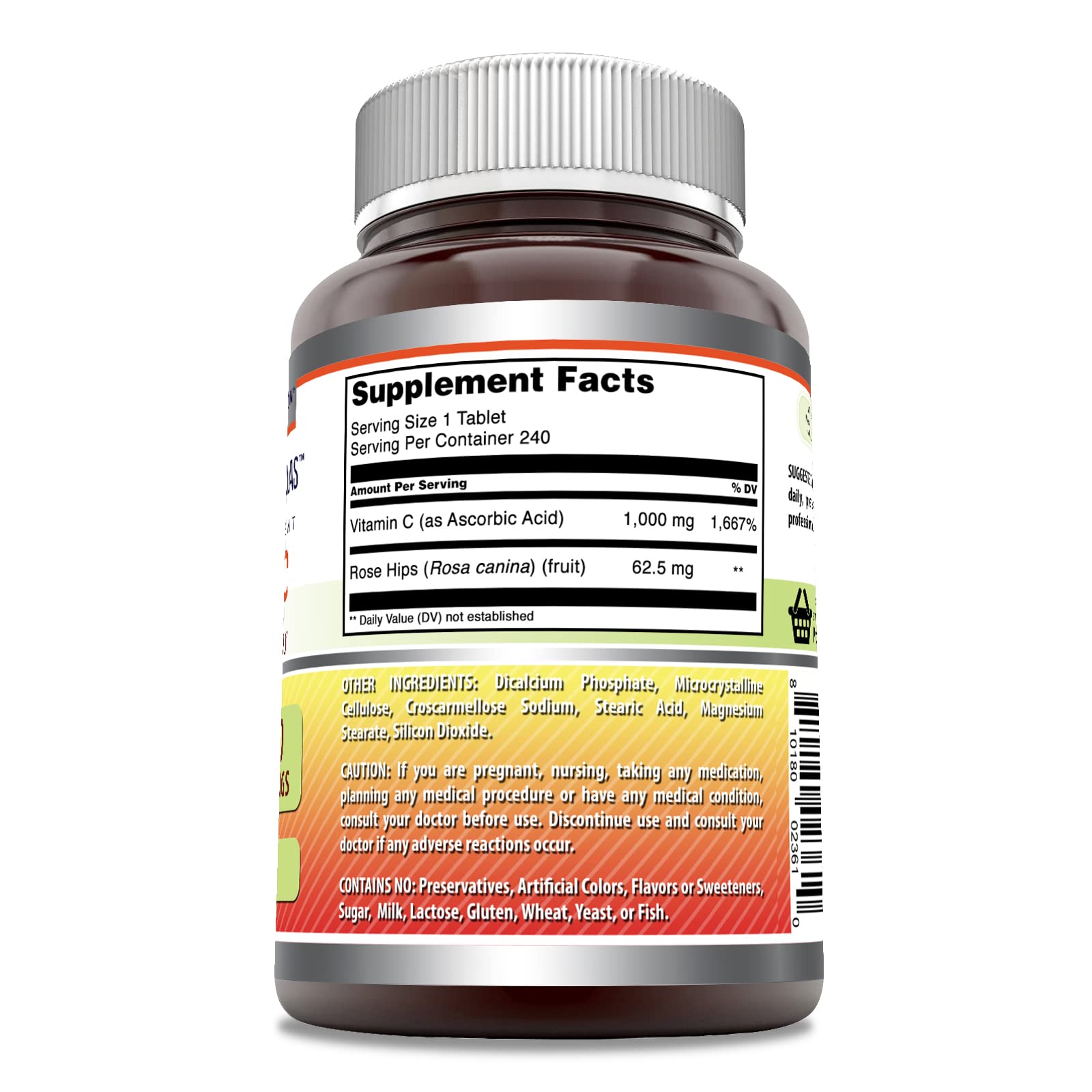tabletas vitamina c con escaramujo amazing formulas