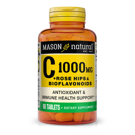 Tabletas de vitamina C MASON NATURAL con escaramujo