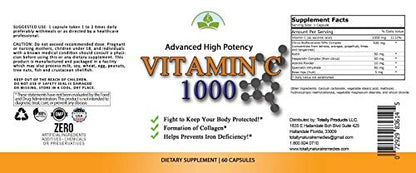 Tabletas vitamina c Totally Natural Remedies beige