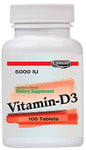 Tabletas vitamina d3 landau kosher 5000 iu empaque