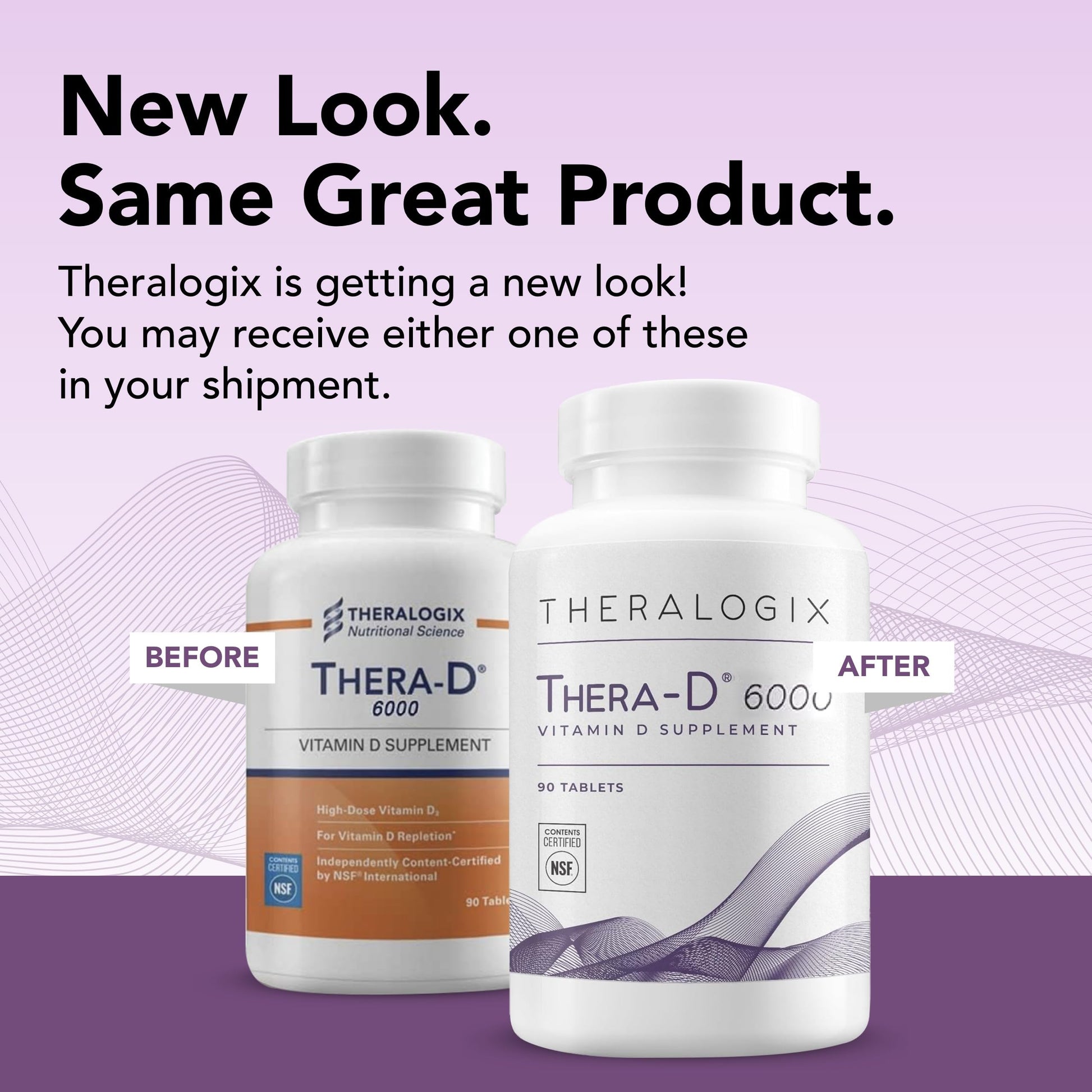 Tabletas vitamina d3Thralogix Thera-D para salud ósea y cardíaca